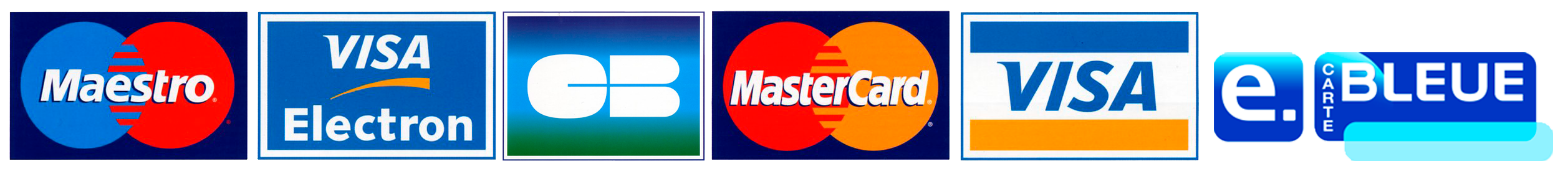 Logo des cartes de crédit